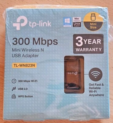 TP Link 300Mbps Mini Wireless N USB Adapter TL WN823N High Speed WiFi Dongle T83