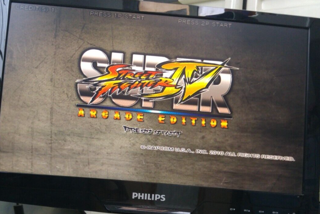 Super Street Fighter IV AE With Taito Type X2 Mother Board Arcade