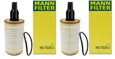 Pair Set of 2 Oil Filters Mann For Mercedes C...