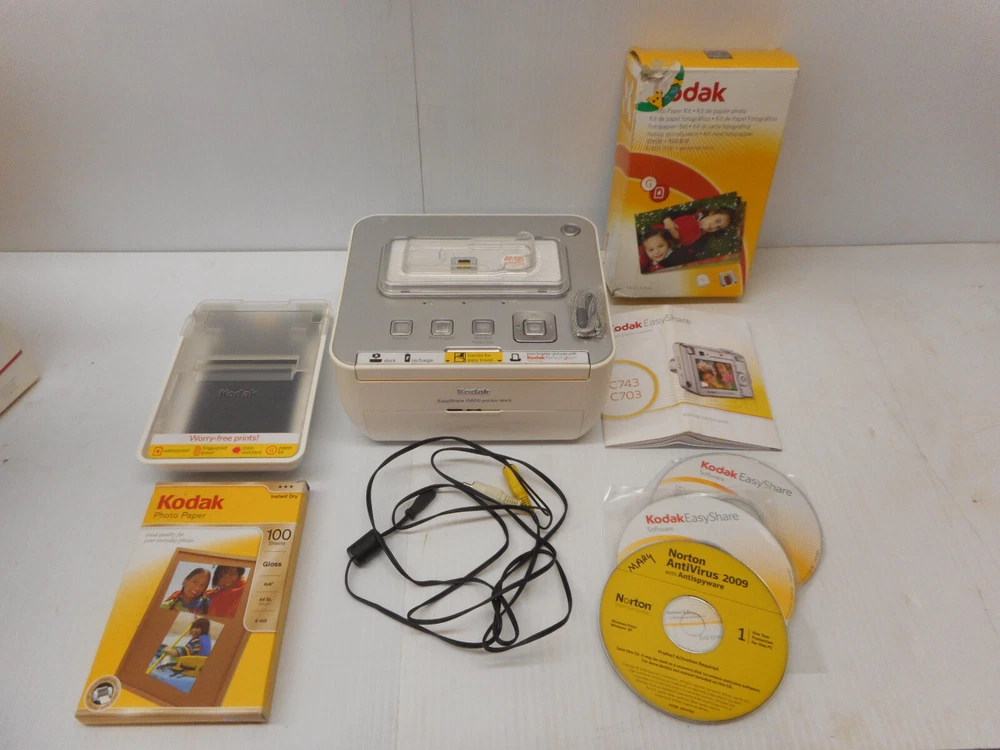 Kodak EasyShare G600 Digital Photo Printer Dock Station No Power Supply