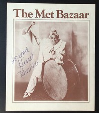 Jerome Hines Signed Pamphlet / Autographed Opera Singer