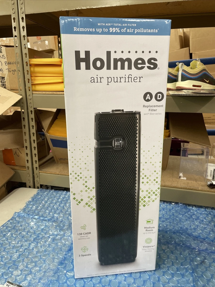Holmes HAP9425B aer1 Tower HEPA Air Purifier with Ionizer and Filter Brand New
