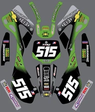Graphics for 1999-2002 Kawasaki KX KX 250 KX125 Decal Pro Circuit Green Black