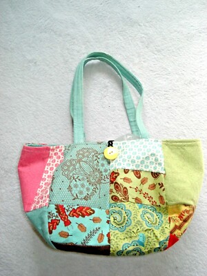 NIKE Drawstring Backpack HAND CRAFTED Felt WOOL Embroid CORD WOVEN HAND Tote Bag