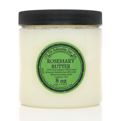 Premium Rosemary Butter Organic Skin Body Hair Health Care Multi-Purpose 