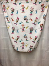 Dundee Minnie Mouse Crib Sheet Flat Ballerina USA Baby Nursery Bedding