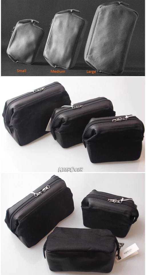 Leather Camera Bag Pouch Insert For Fuji Leica M Sony A7 Nikon Canon Panasonic - Image 3 of 4