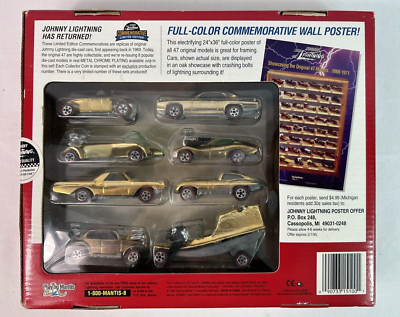 NEW Johnny Lightning 1994 Commemorative Limited Edition Gold
