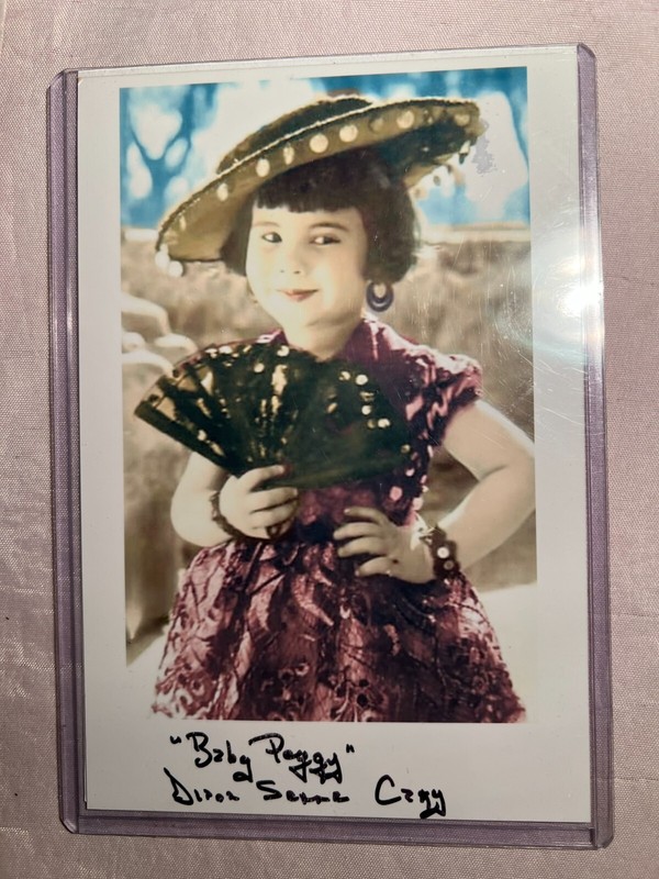 Diana Serra Cary aka Baby Peggy - Signed Photograph WITH C.O.A.