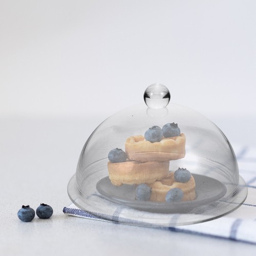 Party Portable Home Food Serving Cover Glass Food Cover Food Dust Cover - Picture 8 of 12
