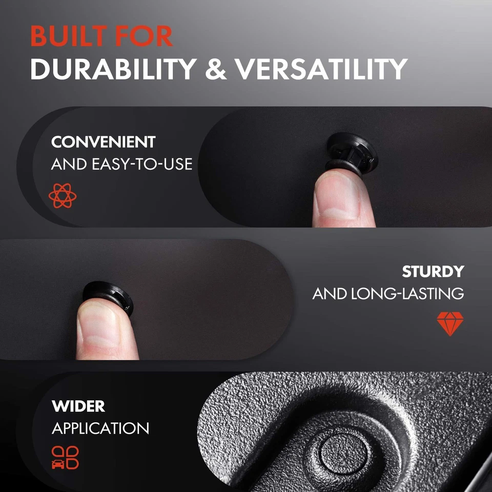 30 piezas clips de retención de nailon telar OD de 8,73 mm ID y 12,7 mm para Pontiac Oldsmobile Foto 4 de 4