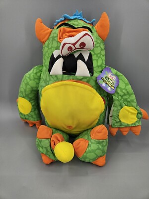 Jakks Pacific Gross Out Doodle Monster 14''-15'' Plush Only Vintage 1994/2006 Toy