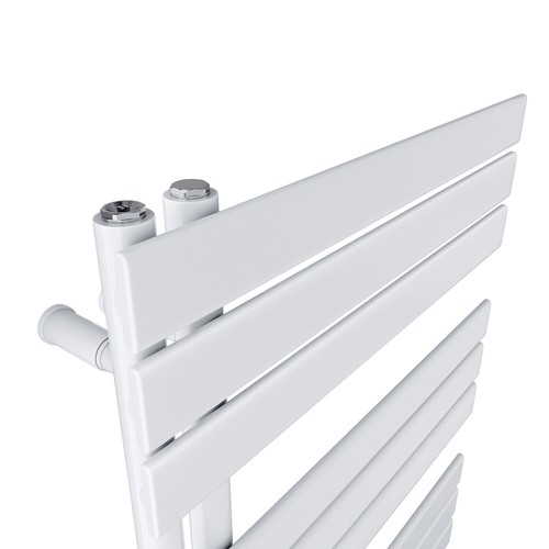 SONNI Badheizkörper 1314x500mm Handtuchtrockner Heizung Weiß Flach