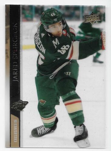 20/21 UPPER DECK SERIES 1 CLEAR CUT UD EXCLUSIVES PARALLEL Jared Spurgeon #93 - Picture 1 of 1