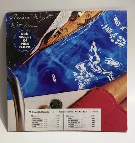 Richard Wright Wet Dream 1978 White Label Promo LP JC35559 Pink Floyd