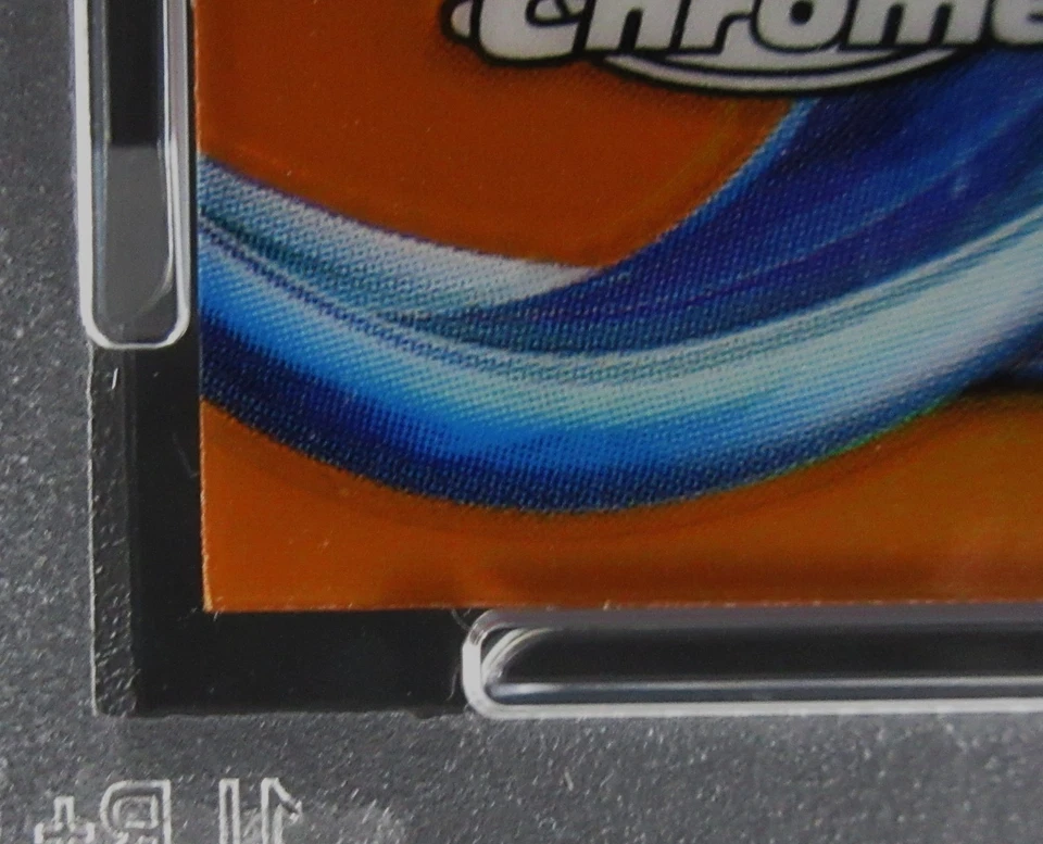 2017 Topps Chrome UCL Gareth Bale #75 Orange Refractor /25 Real Madrid PSA 8 - Image 4 of 4