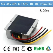 24V 36V 48V to 13.8V 8A-20A DC DC Step Down Buck Converter Voltage Regulator