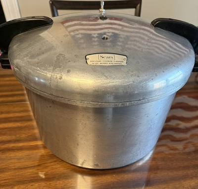 #ad Sears Pressure Cooker Canner 16 Qt 620.46000 Vintage Heavy Duty $50.00