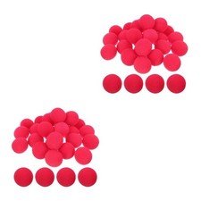 2 Count Sponge Balls Cosplay Decor Clown Nose Man Fake Comic Costume