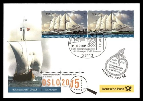 Mayfairstamps Germany FDC 2005 Large Sailboats Combo First Day Cover aaw_45077