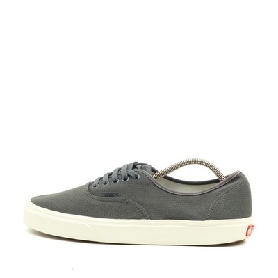 VANS Herren Authentic Sneaker Grau Canvas Low-Top Classics Skateschuhe EU 44.5