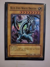 YuGiOh Karte Blue-Eyes White Dragon SKE-001  1996 1st Edition 1. Auflage
