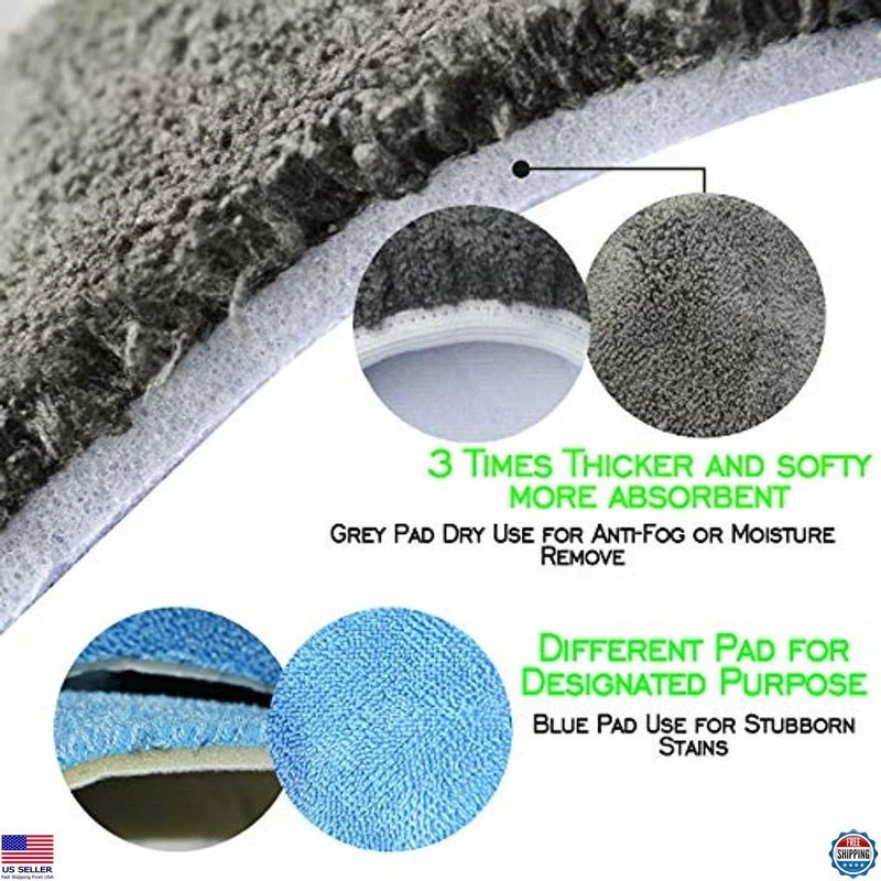 Car Windshield Cleaner Tool Kit - Microfiber Brush, Spray Bottle, Cloth & Bag Foto 2 de 4