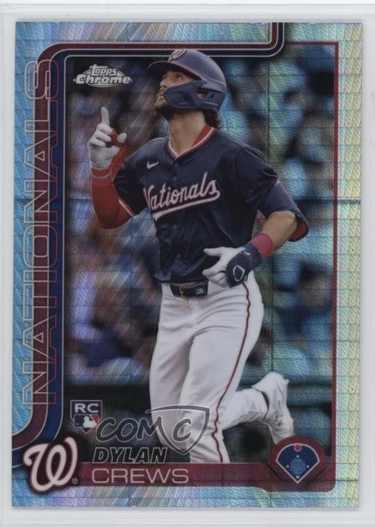 2025 Topps Chrome Prism Refractor Dylan Crews #146 1dl2