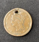Photo of a 1842-P Large Cent from an eBay listing that sold on Jul 20, 2026