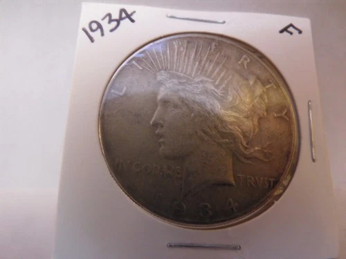 Beautiful   Fine 1934 Peace Silver Dollar Philadelphia Mint $1