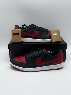 Air Jordan 1 Retro Low OG Banned Black/Varsity Red IW6276-001 Size 11