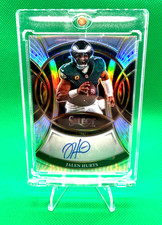 Jalen Hurts 2025 Panini Select SP Silver Prizm Autograph SP-JLH Eagles