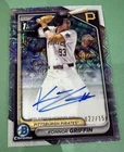 2024 Bowman Draft Konnor Griffin 1st Chrome Auto HTA Choice Refractor /150