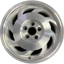 Rear Left Chevrolet Corvette Polished Silver Oem Wheel 17 1991-1996 Rim 5387