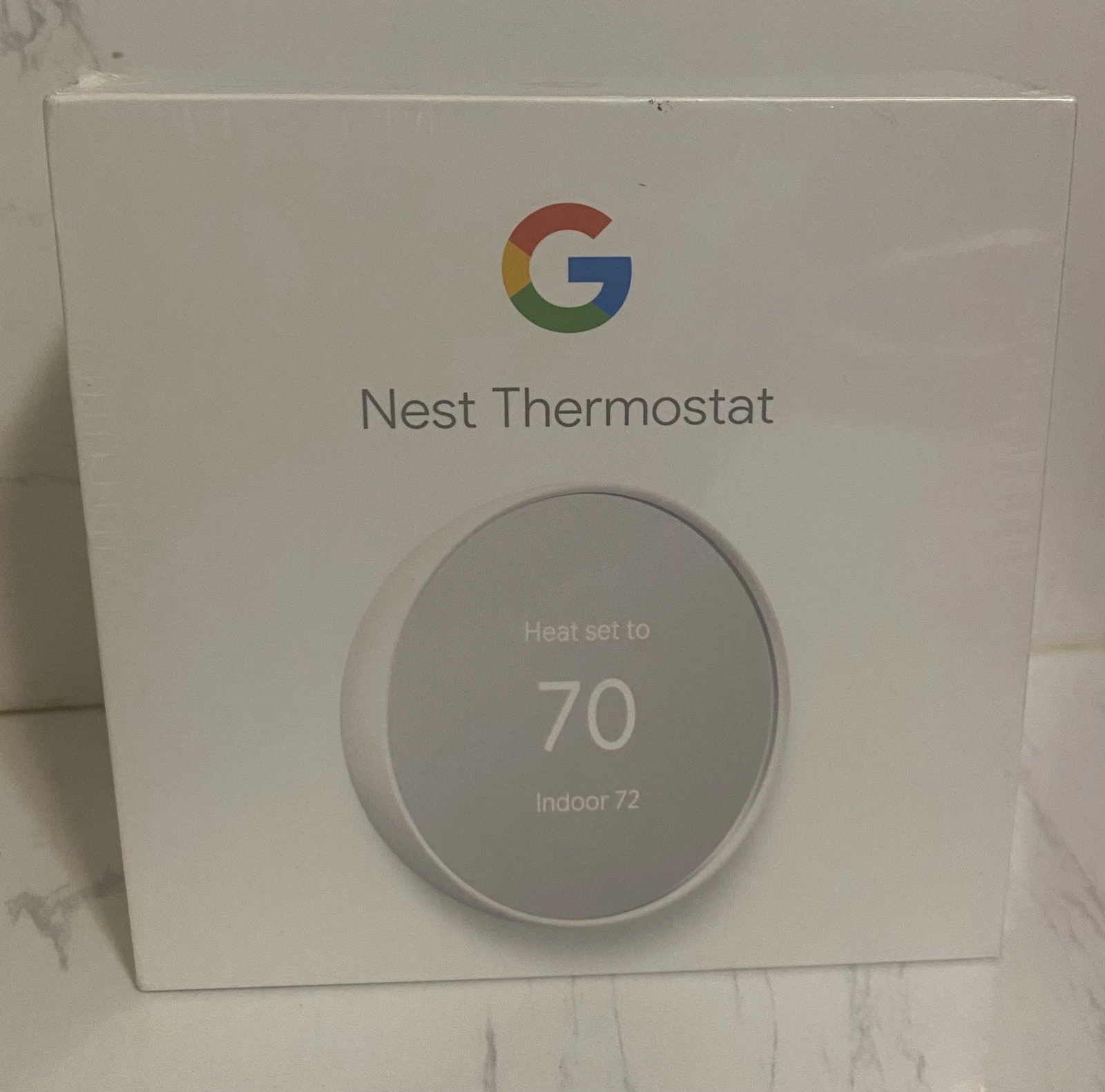 Google Nest Smart Wi-Fi Thermostat Snow - G4CVZ New Sealed box