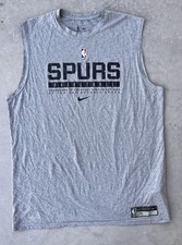 San Antonio Spurs Shirt Size XLT Keita Bates Diop Nike NBA Issued Warm Up