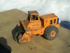 Huge 16" Long Tonka Steel Classics - Steam Roller - Pressed Steel, Yellow Truck