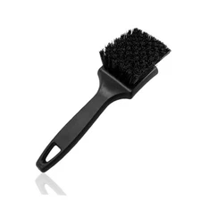 Car Carpet Cleaning Brush, Wheel Hub Scrub Brush Floor Mat Cleaning Brush Black