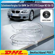 Scheinwerfer Scheinwerferglas für BMW E92 E93 Coupe M3 06-10 Streuscheibe Kappen