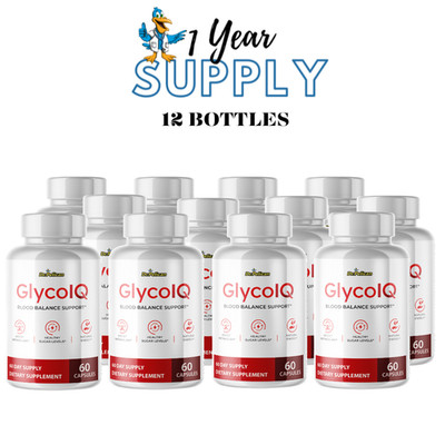 Glyco IQ- Blood Support- 12 Bottles- 720 Capsules