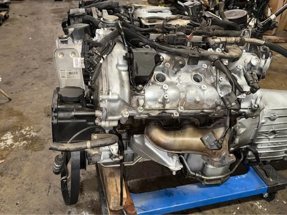 Mercedes-Benz Clase C C300 2008 2009 motor de 3,0 L fabricante de equipos originales 110 k millas 2720102702 Foto 2 de 4