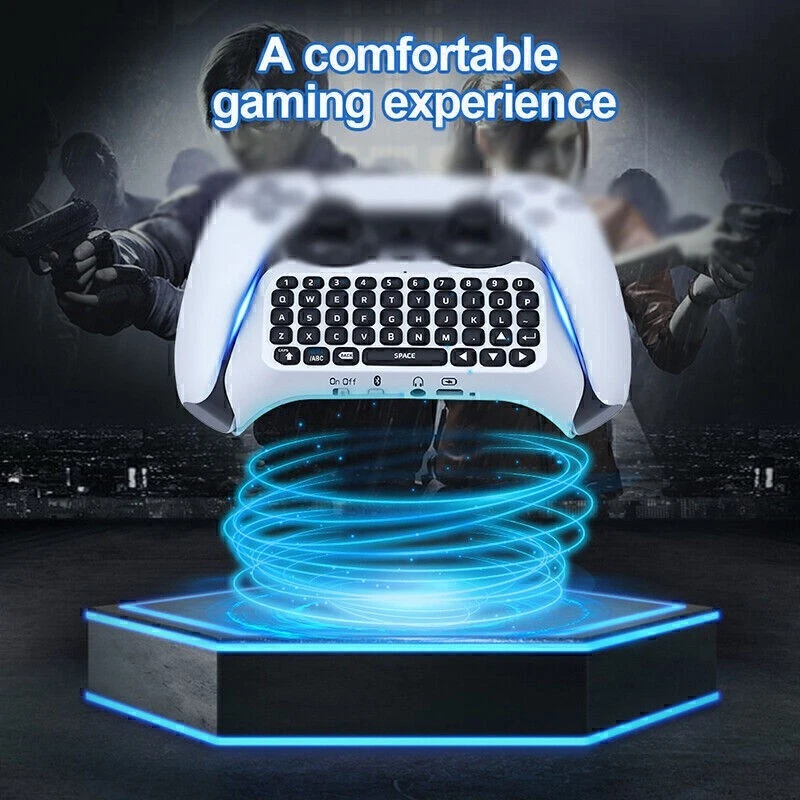 3.5mm Bluetooth 3.0 Wireless Keyboard Chatpad Controller Gamepad for PS5 Gamepad - Image 2 of 4