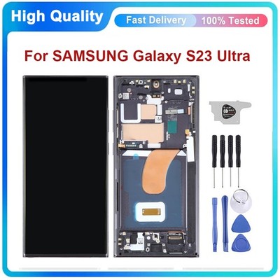 OLED Screen Replacement for SAMSUNG Galaxy S23 Ultra Touch Digitizer LCD Display
