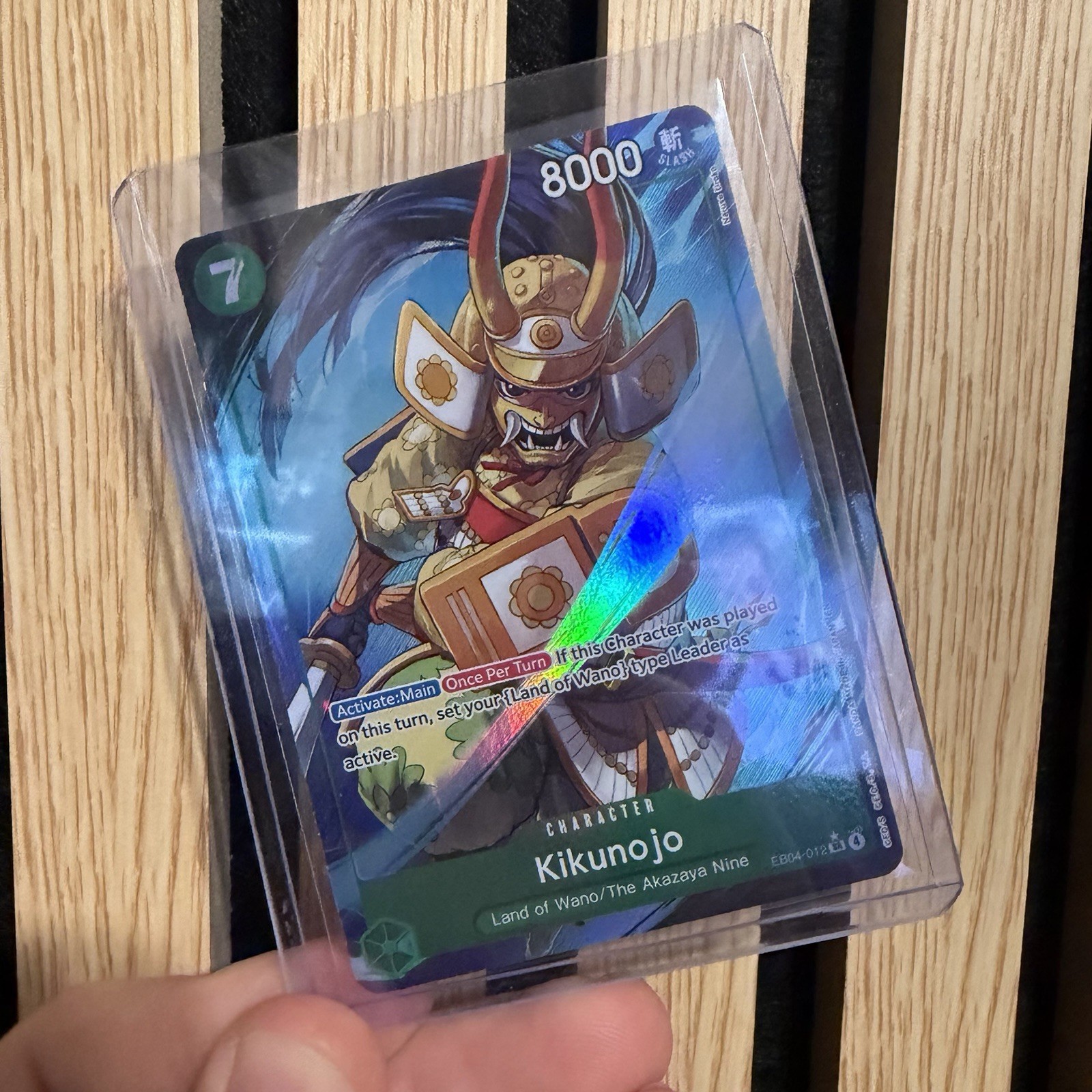 EB04-012 Kikunojo SR Alt Art One Piece TCG English -The Azure Sea’s Seven
