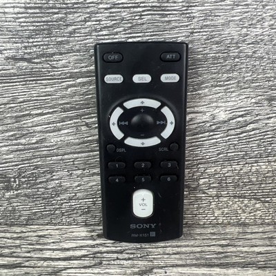 Sony RM-X151 CD Car Stereo Remote Control for CDX-R6550 CDX-GT500 - Genuine