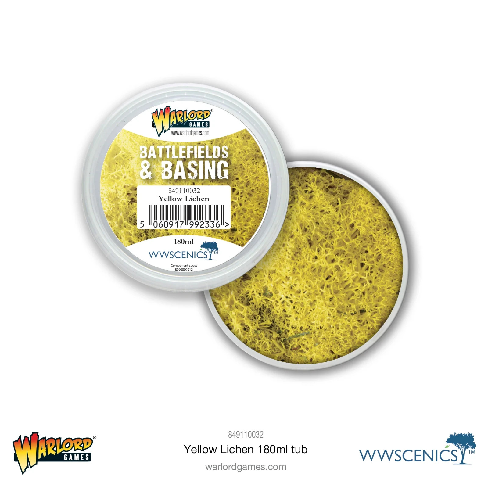 Yellow Lichen - Model Basing - War world Scenics - Brand New