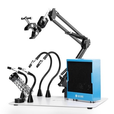 SainSmart Magnetic Helping Hands Soldering  Solder Fume Extractor Combo, 2-in...