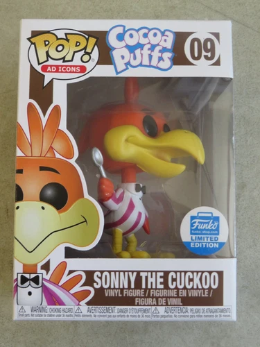 Funko Pop! Ad Icons Cocoa Puffs #09 Sonny The Cuckoo Vinyl Figure + Box