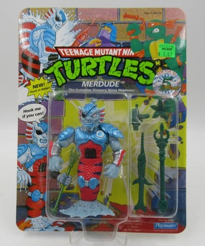 TMNT Merdude 1992 Playmates Unpunched MOC Sealed Vintage Action Figure