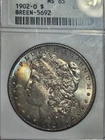 1902 O $1 Morgan Dollar ANACS MS65 "Soapbox" Breen 5692 Toned #444686